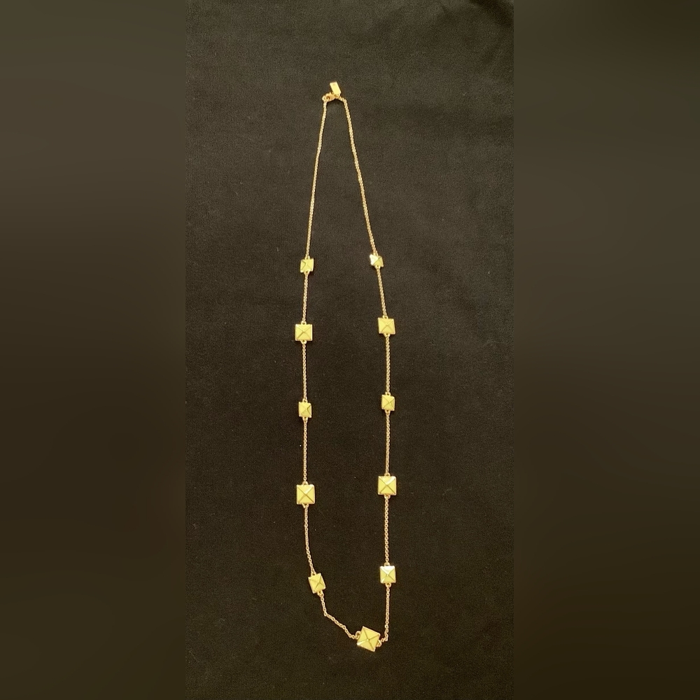 kate spade Pyramid Squares Necklace
